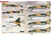 プリントスケール 1/72 72-456 マクドネル・ダグラス F-4D ファントム II_画像3