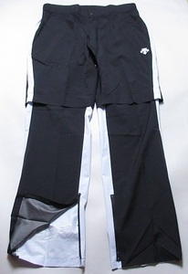  Descente Golf /DESCENTE GOLF stretch rain pants regular price 23100 jpy /O(82-90)/DGMLJG00/ new goods / black 
