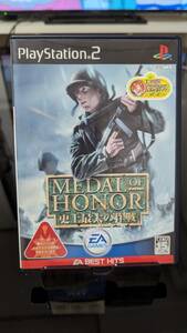 PS2053【クリックポスト】MEDAL OF HONOR 史上最大の作戦 EA PS2 PlayStation2 SONY ソフト SLPM65648 メダルオブオナー BEST HITS