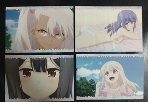 Fate/kaleid liner　プリズマ☆イリヤ　プリズマファンタズム　ポストカード　４枚