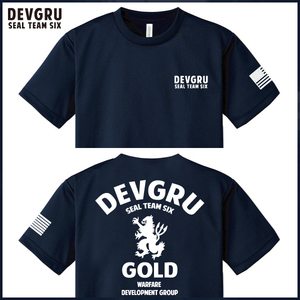 NAVY SEALs DEVGRU dry футболка ( размер S~5L) темно-синий [ номер товара kt372]