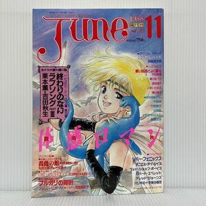 JUNE ジュネ 1988年11月号 No.43★エンゼル・ハート/リバー・フェニックス/終わりのないラブソングⅢ/少女漫画/レディースコミック