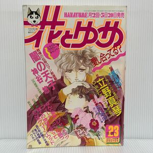 花とゆめ 1990年11/20号 No.23★闇の天使/D-WALK/政 花蝶みだれ舞/魔獣のマオちゃん/漫画