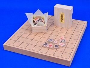  shogi set new katsura tree 1 size desk shogi record set ( shogi piece blue ka pushed . piece )