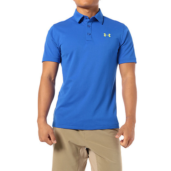 新品♪UNDER ARMOUR/アンダーアーマー ♪ ヒートギア アスレチック ポロシャツ♪ サイズXL♪カラー:UBL♪