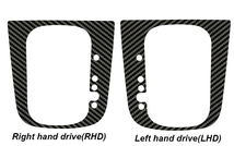 ギアシフトパネル用ステッカー 装飾 VW フォルクスワーゲン ゴルフ GOLF 5 6 R GTI 車 内装 カーボンファイバー 黒 ◆新品送料無料◆_画像3