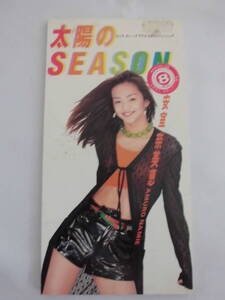 8cmCD 　　安室奈美恵　　太陽のSEASON ／ハートに火をつけて　　 　レンタル落ち　　　