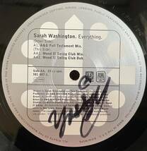 Sarah Washington / Everything (A&G / Quidam Mixes) 12inch盤その他にもプロモーション盤 レア盤 人気レコード 多数出品。_画像5