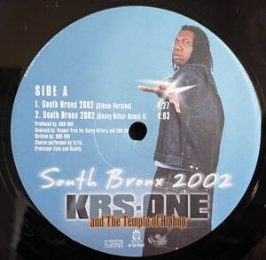 KRS-One And The Temple Of Hiphop / South Bronx 2002 12inch盤その他にもプロモーション盤 レア盤 人気レコード 多数出品。