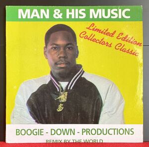 Boogie-Down-Productions / Man & His Music人気アルバム 12inch盤その他にもプロモーション盤 レア盤 人気レコード 多数出品。