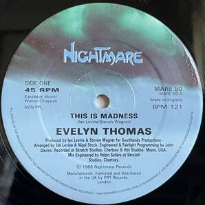 Evelyn Thomas / This Is Madness 12inch盤その他にもプロモーション盤 レア盤 人気レコード 多数出品。の画像3