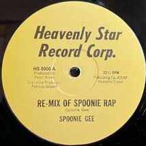 Spoonie Gee / Re-mix Of Spoonie Rap 12inch盤その他にもプロモーション盤 レア盤 人気レコード 多数出品。_画像1