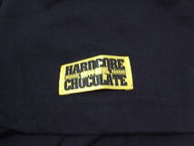 希少 廃盤 古着(2~3回着用) ハードコアチョコレート HARDCORE CHOCOLATE Tシャツ メルティッドHARDCCベーシックロゴTシャツ Sサイズ 黒_画像4