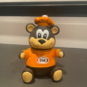 A&W bear バイナルメーション 当時物 ソフビ人形 貯金箱 ビンテージ レトロ 