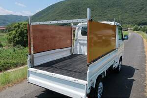 { removal and re-installation type } light truck for carrier carrier [ light triangle ] made of stainless steel vehicle inspection correspondence flexible none 110 type torii horse structure . earth and sand prohibition site 
