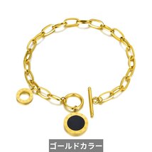 指輪 リング ブレスレット 黒 ブラック ステンレス ビンテージ アクリル チェーン ナンバー リング レディース_画像7