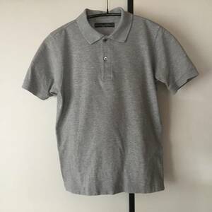  polo-shirt [S size ] smaller? gray International Gallery BEAMS made in Japan * short sleeves grey Inter National guarantee Lee Beams S