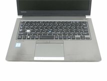 中古ノートパソコンノートPC　TOSHIBA　R63/A　Core i5　6300U　8GB　SSD128GB　BIOSまで表示 　　 ジャンク品　送料無料　_画像2