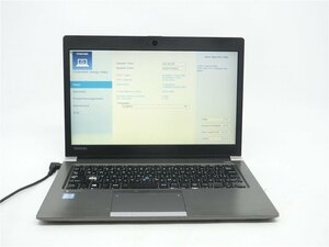  used laptop Note PC TOSHIBA R63/A Core i5 6300U 8GB SSD128GB BIOS till display junk free shipping 