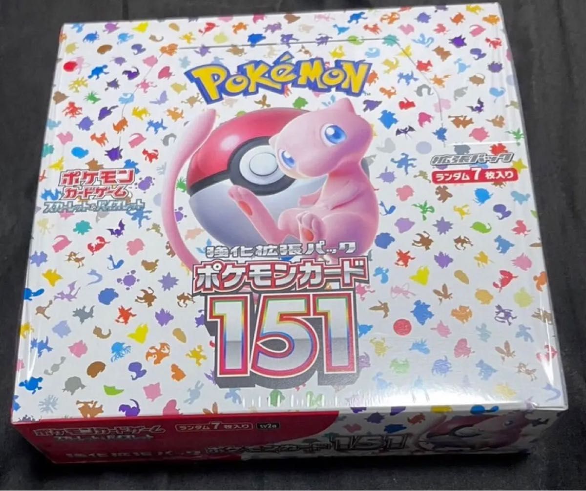 新作モデル 84☆ポケモンカード151 シュリンク付き 未開封 box