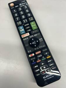 【RB-2-62】ELECOM エレコム テレビ用リモコン ERC-TV02XBK-SO