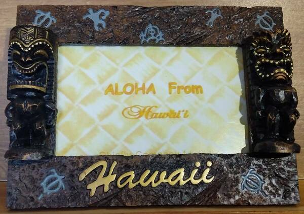 「Chiefly Company Hawaii Tiki フォトフレーム」 picture-frames/ハワイ/写真立て