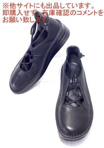  parakeet rujeincholje 8162 BLACK 22.5cm original leather made in Japan 3E comfort ballet shoes casual shoes 