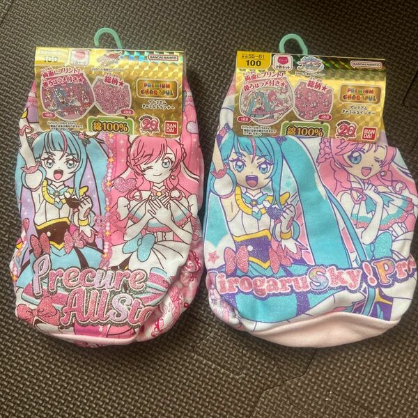 新品　ひろがるスカイ プリキュア オールスターズ プレミアム ショーツ　4枚　　100サイズ