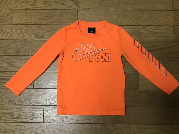 NIKE KID’S DRI-FIT LONG SLEEVE T-SHIRTS size-4T/98-104cm(着丈42身幅32) 中古 送料無料 NCNR