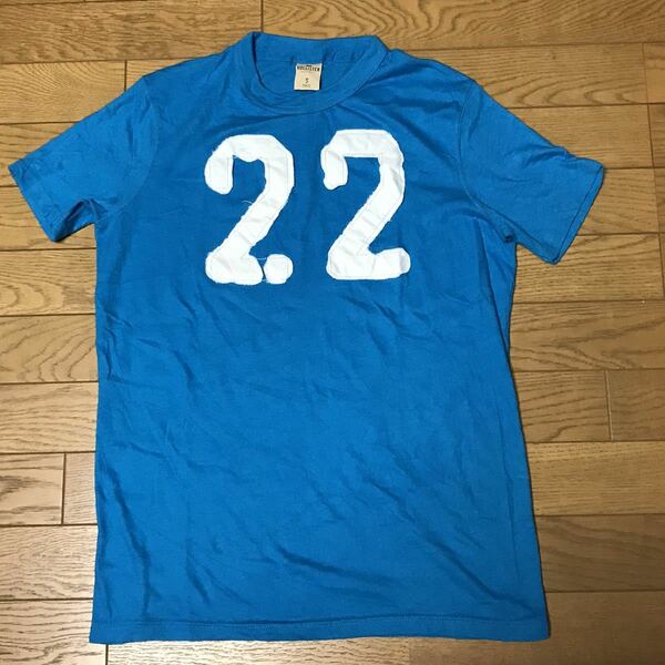 HOLLISTER SHORT SLEEVE T-SHIRTS size-S(着丈68身幅50) 中古(美品) 送料無料 NCNR