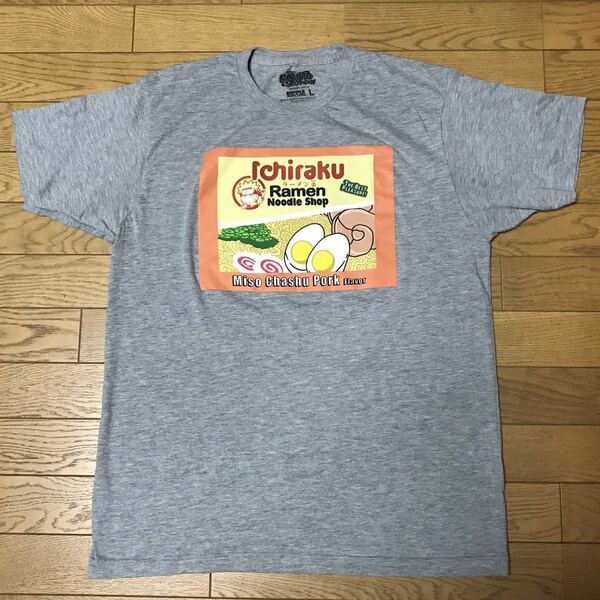 “NARUTO” MEN’S SHORT SLEEVE T-SHIRTS size-L(着丈73身幅56) 中古(美品) 送料無料 NCNR