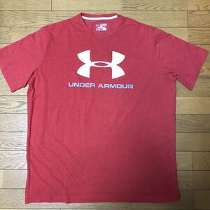 UNDER ARMOUR MEN’S SHORT SLEEVE T-SHIRTS size-2XL(着丈79身幅66) 中古(美品) 送料無料 NCNR