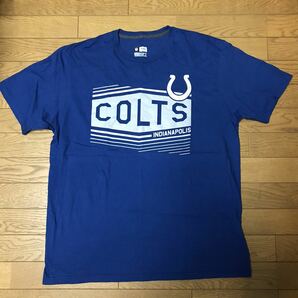 NFL INDIANAPOLIS COLTS MEN’S SHORT SLEEVE T-SHIRTS size-XL(着丈74身幅58) 中古(超美品) 送料無料 NCNR