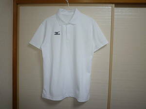  Mizuno polo-shirt with short sleeves white M size 