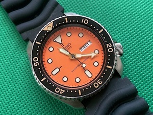 セイコー SEIKO オレンジダイバー 7548-700C 1980年代 クォーツ式 動作品