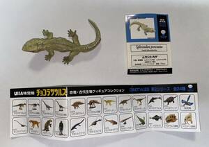 【単品】UHA味覚糖 チョコラザウルス DINOTALES 第2シリーズ シークレット「ムカシトカゲ」海洋堂 恐竜・古代生物フィギュアコレクション