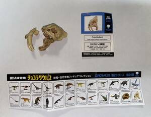 【単品】UHA味覚糖 チョコラザウルス DINOTALES 第2シリーズ「048 スミロドン(頭骨)」海洋堂 恐竜・古代生物フィギュアコレクション