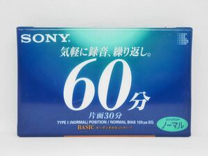 SONY カセットテープ BASIC 60分 ノーマルポジション