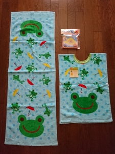  woven scratch, dirt equipped new goods Kids for towel poncho & sport towel & new goods Anpanman swimming cap 