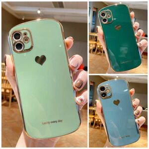 ハート iPhoneケース シンプル ワンポイント ソフトケース スマホカバー かわいい 大人 アイフォンケース くすみカラー