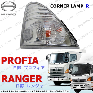  saec air loop Pro Ranger Grand Profia H14/1~H29/4 right winker corner lamp plating clear type 