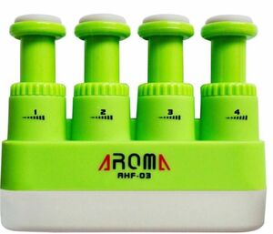 フィンガー　トレーナー　グリーン　黄緑　AROMA 新品　筋トレ　トレーニング　楽器練習　握力　リハビリ