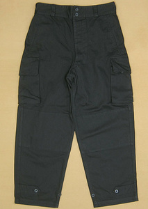  France army type M-47 field pants HBT black 25§lovev§pt§ waist 92cm cotton herringbone combat cargo black wide pants 