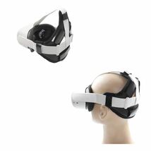 【開封のみ】SHEAWA ★Meta/Oculus Quest 2用のヘッドバンド ヘッドストラップ 重みを減少 アクセサリー 互換品 (ブラック_画像5