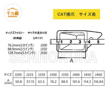 トメピン CATタイプ 横ピン CAT320 単品_画像2