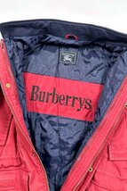 90‘s Burberrys' red military coat バーバリーズ ミリタリーコート レッド サイズLY ダウンライナー付きヴィンテージ_画像4