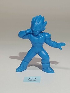 ① ベジータ　青　塩ビ人形　ドラ消し　消しゴム　フィギュア　ドラゴンボールZ　グッズ　パート　ガシャポン　DRAGON BALL　当時物 ガチャ