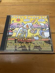 PUBLIC IMAGE LTD/greatest hits ベストアルバム U.K POST PUNK P.I.L SEX PISTOLS