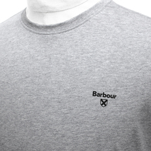 バブアー Barbour Tシャツ メンズ 半袖 カットソー ティーシャツ 2枚セット ブラック/グレー サイズL MNW0052MI33 新品_画像7