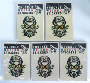 ☆保管品!ステッカー LOWBROW ART COLLECTION KNUCKLE【BIKER CREATURE】50枚セット ⑤☆　